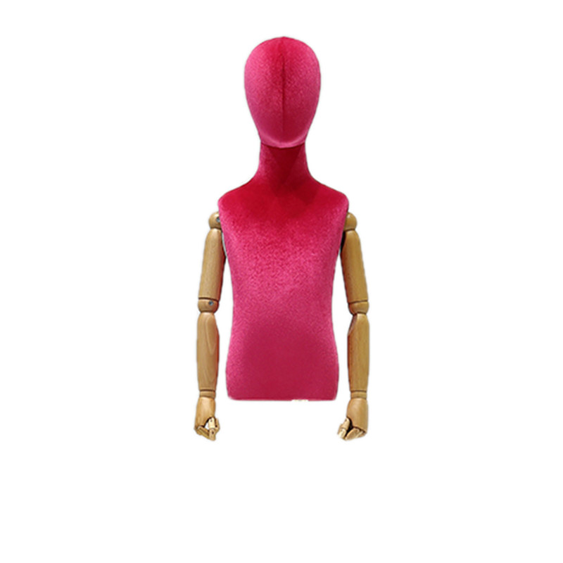 직립 색상 반 몸 남성 인형 옷 전시용 린 캔더