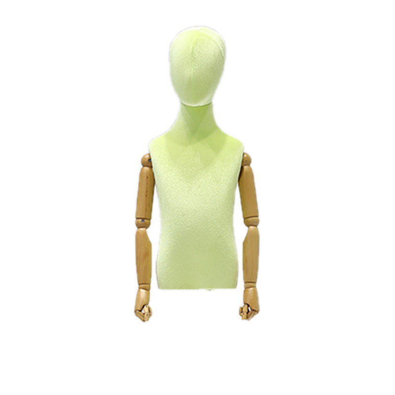 직립 색상 반 몸 남성 인형 옷 전시용 린 캔더